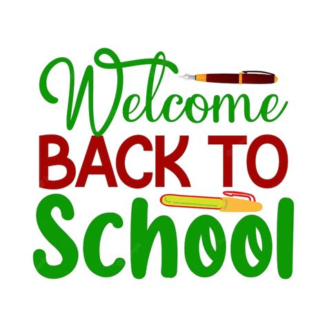 Premium Vector | A welcome back to school sign that says welcome back ...