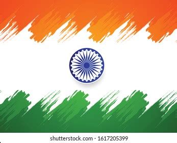 Abstract Indian Flag Theme Background Design Vector De Stock Libre De