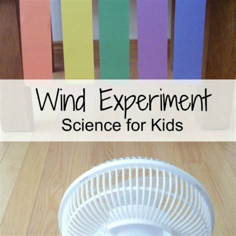 Wind Experiment Preschool Stem Preschool Toolkit