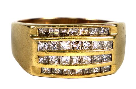 Lot Detail Elvis Presley Owned And Worn Diamond And Gold Ring