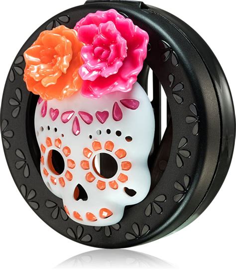 Bath Body Works Sugar Skull Car Air Freshener Holder Without Refill