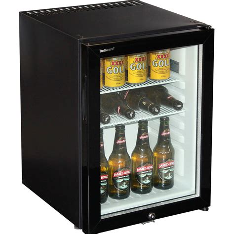 Silent Mini Bar Fridge With Triple Glass Door And Lock 40ltr