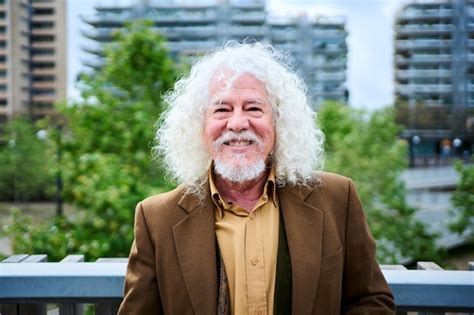 Premium Photo Portrait Mature Joyful Long Gray Hair And Beard Male