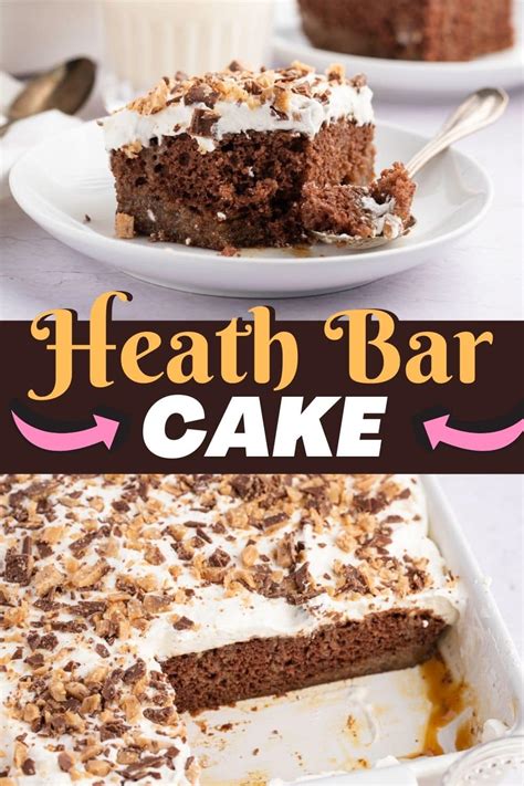 Heath Bar Cake (Easy Dessert Recipe) - Insanely Good