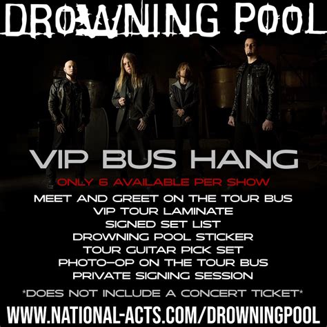 Drowning Pool VIP Upgrades and Concert Tickets