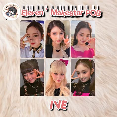 Jual Ive Photocard Eleven Makestar Pob Set Unofficial Promo