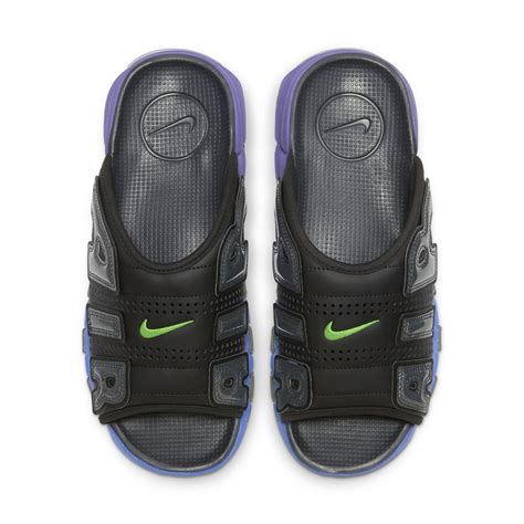 NIKE AIR MORE UPTEMPO SLIDE 男休閒拖鞋 黑紫藍 FN8893034 涼拖鞋 Yahoo奇摩購物中心