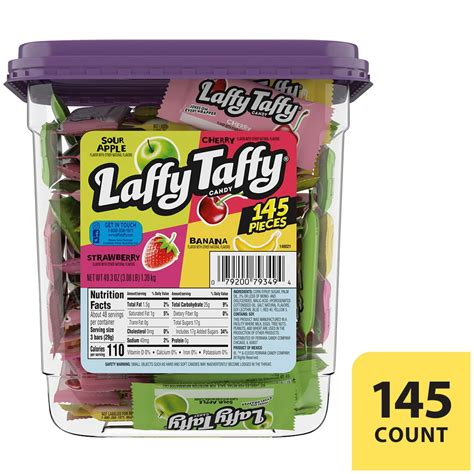 Laffy Taffy Sour Apple Cherry Strawberry And Banana Assorted Minis