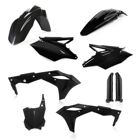 Acerbis Plastik Kit Full Kit Kawasaki Kxf Schwarz Maciag