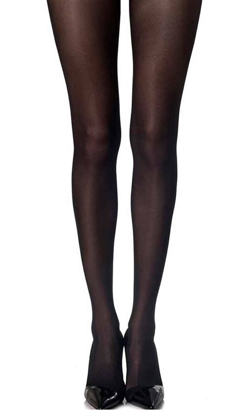 Midnight Temptation Sheer Black Tights Bedtime 𓆩♡𓆪 Flirt