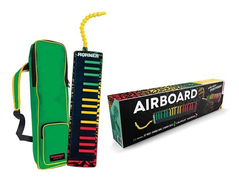 Hohner AirBoard 37 Key Melodica Rasta Print AB37 RASTA Reverb