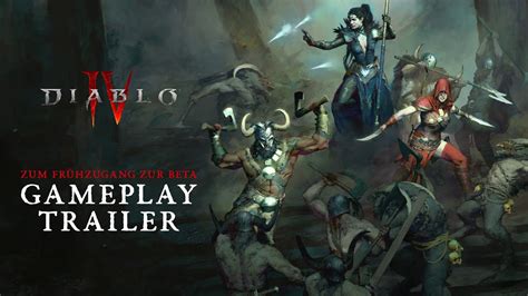 Diablo Iv Gameplay Trailer Zum Frühzugang Zur Beta Youtube