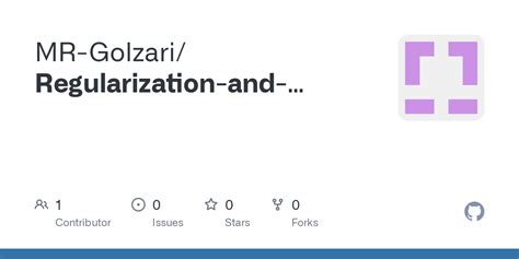 Github Mr Golzari Regularization And Feature Selection In Least