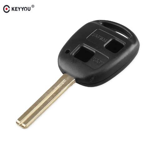 KEYYOU New Replacement Housing Shell Remote Key Case Fob 2 Button For