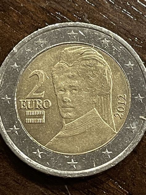 Euro M Nze Sterreich Bertha Von Suttner Fehlpr Gung Ebay