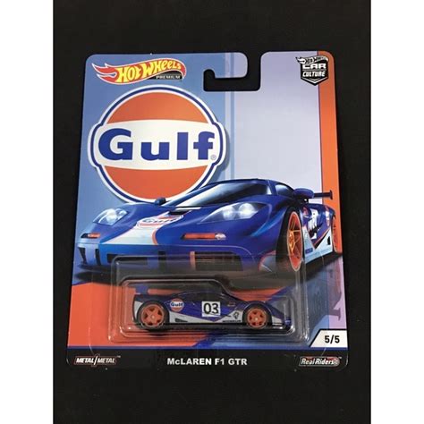 風火輪 hot wheels 海灣 gulf 麥拉倫 mclaren f1 gtr 精裝 膠胎 蝦皮購物