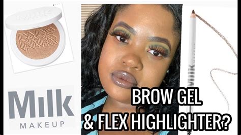 Milk Makeup Gel Brow And Flex Illuminator Highlighter Demo Tutorial Sis Lets Talk Youtube