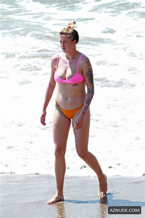Ireland Baldwin In Her Two Piece Bikini With Her Boyfriend Corey Harper At The Beach In Malibu