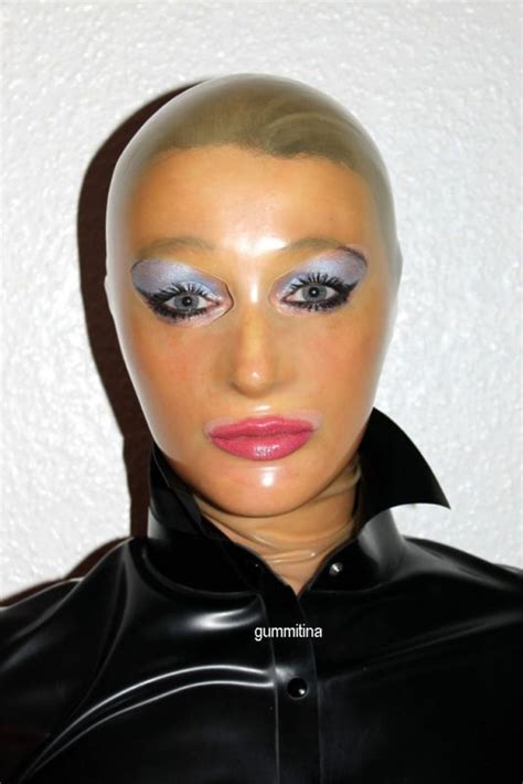 Latexmaske Gummimaske Latex Gummi Maske Transparent Mask Hood