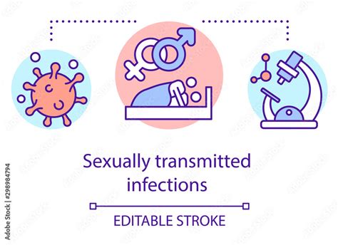 Vektorov Grafika Venereal Disease Check Vector Naked Man And Woman