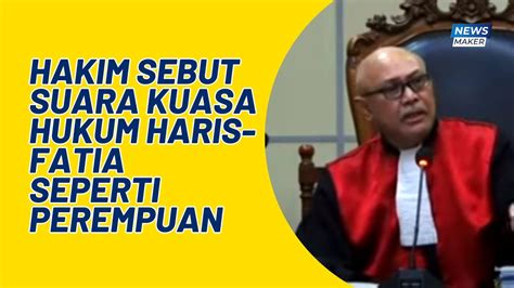 News Maker Momen Blunder Hakim Saat Persidangan Kesaksian Luhut Youtube