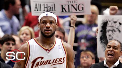 Lebron James Makes His First Nba Playoff Appearance Circa 2006 Espn