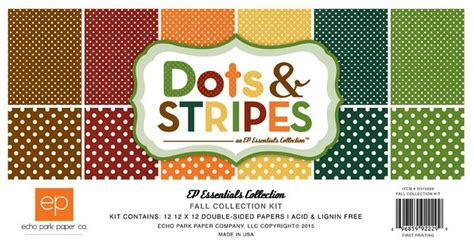 Introducing Dots And Stripes Fall Echo Park Paper Dots Stripes