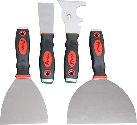 Lot De Spatules En Acier Inoxydable En Grattoir De Peintre