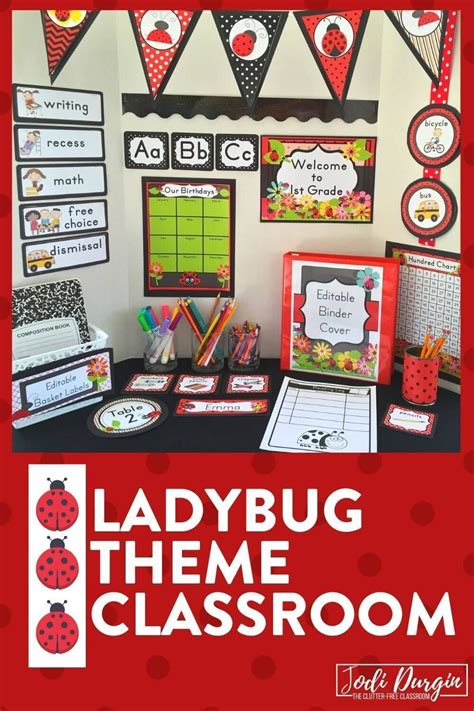 Ladybug Classroom Decor Theme Ideas Bulletin Boards Teacher Door Decorations Classroom