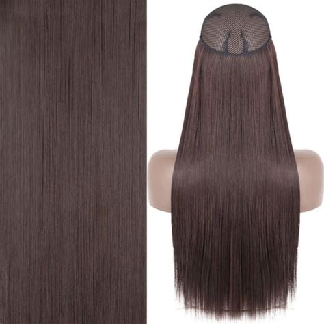 Cabelo Castanho Aplique Alongamento Mega Hair Organico No Elo Alexia