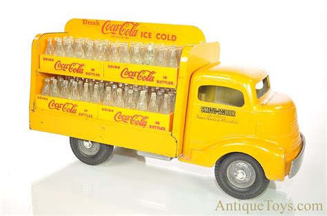 Coca Cola Yellow 1947 Delivery Toy Truck Ubicaciondepersonascdmxgobmx