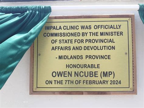 Gweru Opens New Clinic News Report Zimbabwe