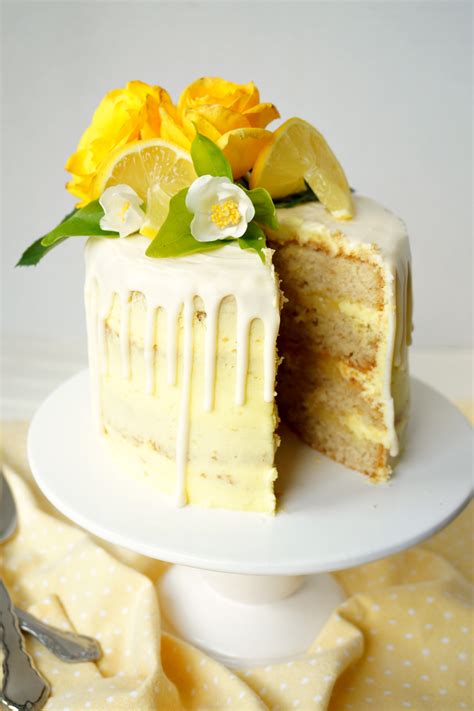 Vegan Lemon Curd Layer Cake The Baking Fairy