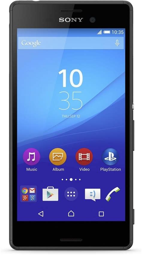 Amazon SONY Xperia M4 Aqua E2303 8GB Black Factory Unlocked IP68