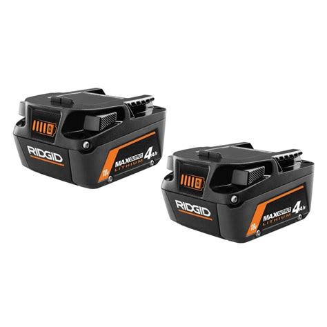 Ridgid 18v Max Output Lithium Ion 40 Ah Battery 2 Pack The Home Depot Canada