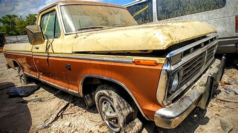 1973 Ford F100 Ranger Junkyard Find YouTube