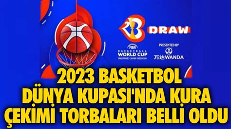 2023 Basketbol Dünya Kupası nda kura çekimi torbaları belli oldu