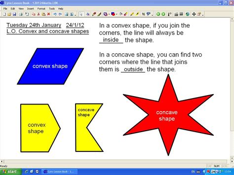 Mr Howe's Class: Maths: convex and concave shapes