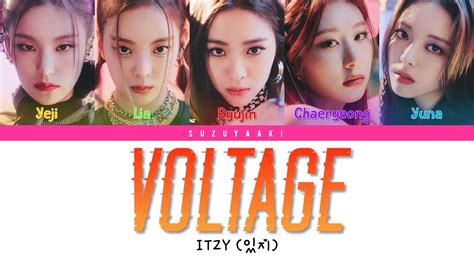 Itzy Voltage Lyrics Color Coded Lyrics Han Rom Ita Youtube