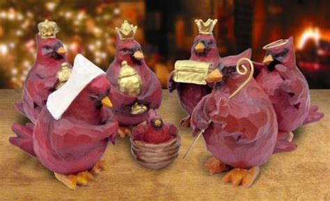 Cardinal Nativity Set Nativity Set Nativity Christmas Decorations