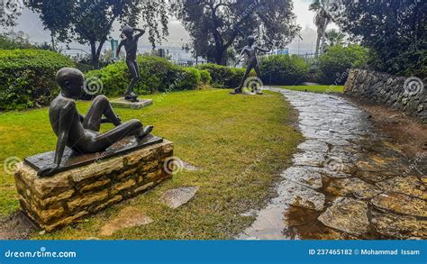 Beautiful Bahai Garden in Haifa Editorial Photography - Image of harbor ...