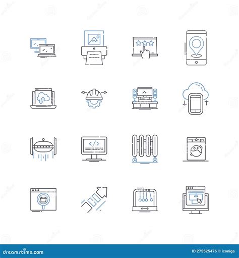 Conversational Ai Icons Chatting With GPT Icons Cartoon Vector