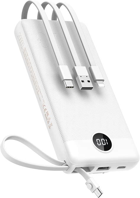 Powerbank Mah Power Bank Mit Kabel Veektomx Powerbank Usb C