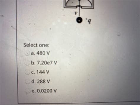 Solved The Velocity Selector Shown In The Figure Allows Chegg