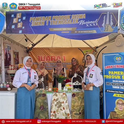 Pameran Produk Kewirausahaan Siswa Smkn Trenggalek Pada Lks Nasional