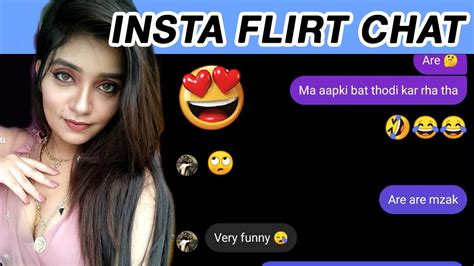 Insta Flirt Chat With A Sweet Girl Sweet Romantic Insta Chat Hindi Flirt Chatting Part 1