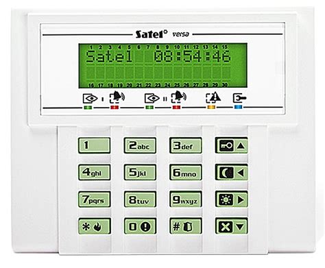 KEYPAD FOR ALARM CONTROL PANEL VERSA LCD GR SATEL Keypads With