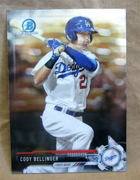 Cody Bellinger 2017 Bowman Chrome Prospects ROOKIE BCP149 Dodgers OF RC