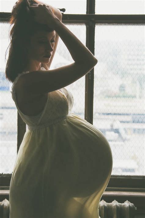 Beautiful Pregnant Woman In Lingerie