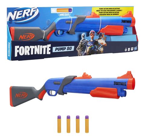 Nerf Fortnite Pump Sg Shotgun Met Mega Darts Toychamp